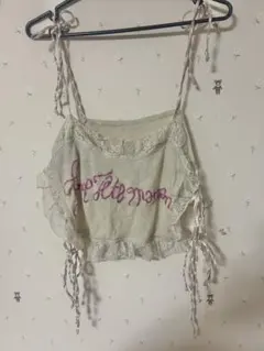 barrack room リボン刺繍　ビスチェ　ヴィンテージ　レース