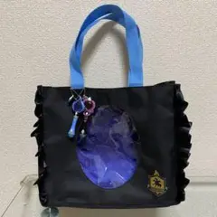 ツイステ　イグニハイド寮　窓付きトートバッグ クリスタルロッドチャーム付