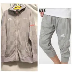 adidas freefootball ジャージ上下セット グレー L size - メルカリ