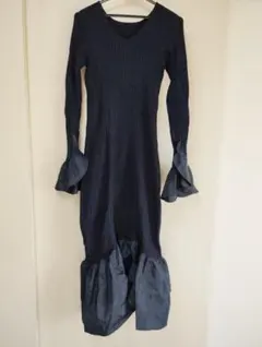 FRAY I.D ネイビー ロングワンピース サイズ0