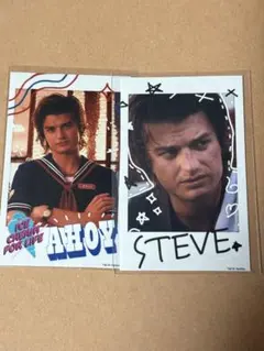 ストレンジャーシングス　スティーブ　ブロマイド　ミニブロマイド　①