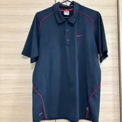 Nike ポロシャツ メンズM ネイビー/レッド