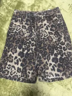 シーイン　ハーフパンツ　レオパード