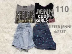 SISTER JENNI 4点SET ロングTシャツ・ショートパンツ 110