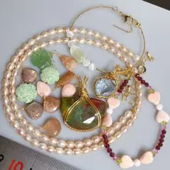 お*♪様 新春✨天然石のわくわくお楽しみセットa35