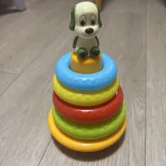 いないいないばあ　わんわん　 カラフルリング　おもちゃ