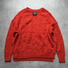 極美品✨アーバンリサーチドアーズ ハミルトンウールアラン柄プルオーバー ニット