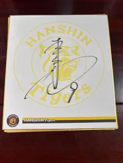 【美品】阪神タイガース　藤本敦士 サイン入り色紙