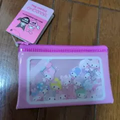 マイメロディ50周年ファスナー付きフラットポーチ　　My Melody 50th