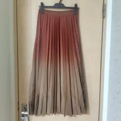 ANAYI アナイ グラデーション プリーツスカート 38