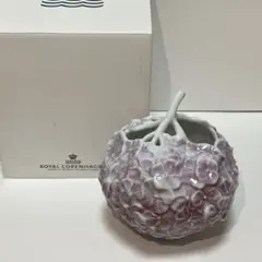【新品】ロイヤルコペンハーゲン ハイドランジア 紫陽花 ベース 花瓶 ライラックのサムネイル