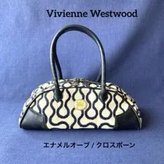 日本製 ヴィヴィアンウエストウッド ボーンプレート＆スクイグル ボストンバッグのサムネイル