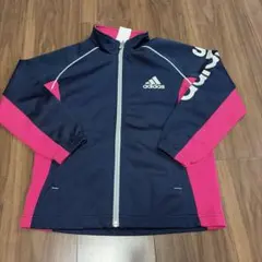 adidas ジャージ 120 ネイビー ピンク