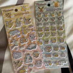 ポケモン プチプチシール 3 ぷくぷくシール ピカチュウ　セット