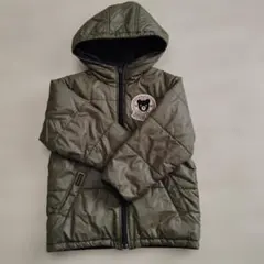 DOUBLE-B フード付きキルティングコート ジャケット　100