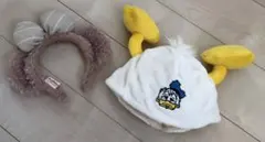 ☆ ディズニーリゾート ☆ ドナルド 帽子 シェリーメイ カチューシャ 2点