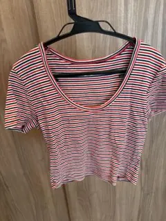 American Apparel ボーダー 半袖 Tシャツ Mのサムネイル