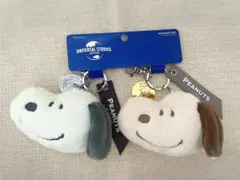 ★新品未使用★USJスヌーピー キーチェーンセット
