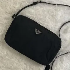 PRADA ショルダーバッグ ウォレットバッグ 長財布 ナイロン ブラック