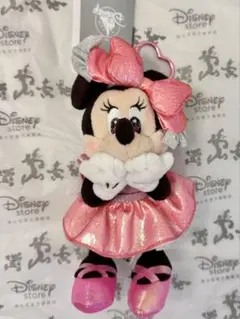 ディズニーストア ミニーの日 ぬいぐるみキーホルダー ミニー キーチェーン