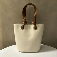 ツートーンハンドバック　トートバック