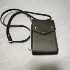 スマホショルダーバッグ ブラック