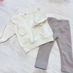 【新品】フリル　ビッグフリル　トレーナー　90