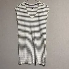 TOMMY HILFIGER ストライプ ノースリーブワンピース
