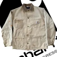 カーハート　80s 90s ミシガンチョアコート　フェード　ボロ　アメリカ