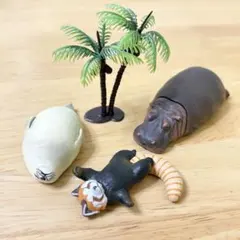 パンダの穴 ZooZooZoo もうしら寝 つかれた寝 ガチャガチャ 3種セット