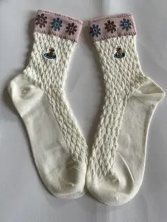 新品ヴィヴィアン ウエストウッド靴下リブ織ソックス