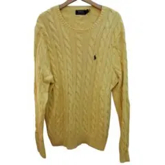 【値下げ可】ポロラルフ ローレン長袖ケーブルニット L