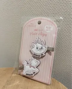 ディズニーマリーキャット ヘアクリップ 2個セット