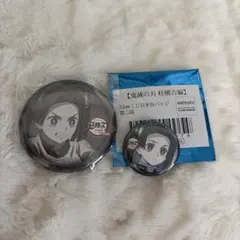 鬼滅の刃 ダイニング お楽しみくじ 缶バッジ アオイ