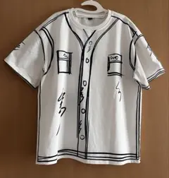 【SHEIN】2Dイラスト風 トリックアート Tシャツ ホワイト