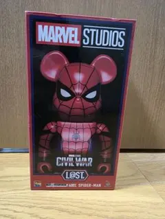 新品未開封BE@RBRICK 400% SPIDER-MAN CIVIL WAR BE@RBRICK 400% SPIDER-MAN CIVIL WAR LOST賞 ベアブリック