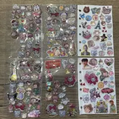 シール帳完成品 可愛いキャラクター ステッカーセット