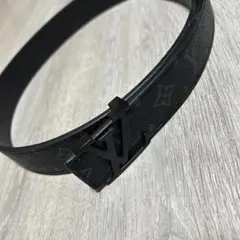 Louis Vuitton ブラックレザーベルト 115cm レシートあり Louis Vuitton ブラックレザーベルト 115cm レシートあり - メルカリ
