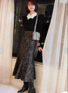 ♡SNIDEL ヘムフレアマーメイドスカート♡