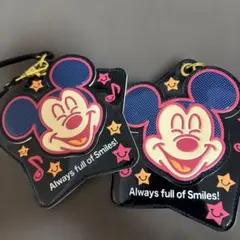 ミッキーマウス 星型ポーチ 2個セット