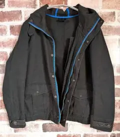 リーバイスLevi's RED TAB デニムジャケット 黒 フード付 パーカー