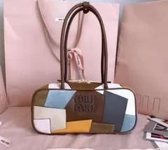 MIU MIU パッチワーク ショルダーバッグ