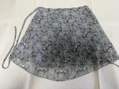 バレエ 巻きスカート リバティ　花柄 シフォン