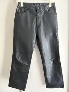 GAULTIER HOMME objet ゴルチエオム90s レザーパンツ 牛革 90s～ Vintage☆GAULTIER HOMME oblet ゴルチエオム レザーパンツ 牛革