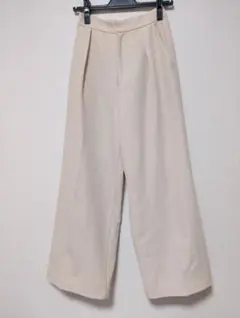 GALLARDAGALANTE ベージュ ワイドパンツ