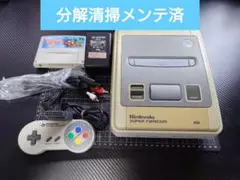 【分解清掃、メンテ済】スーパーファミコン本体セット
