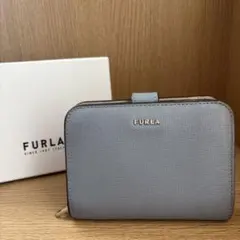 FURLA グレー 二つ折り財布