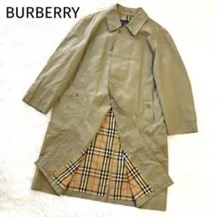 バーバリーズ ステンカラーコート 裏地ノバチェック ベージュ カーキ