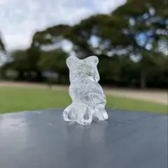 水晶　フクロウ　モチーフ