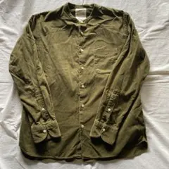 STILL BY HAND コーデュロイ バンドカラーシャツ 46のサムネイル
